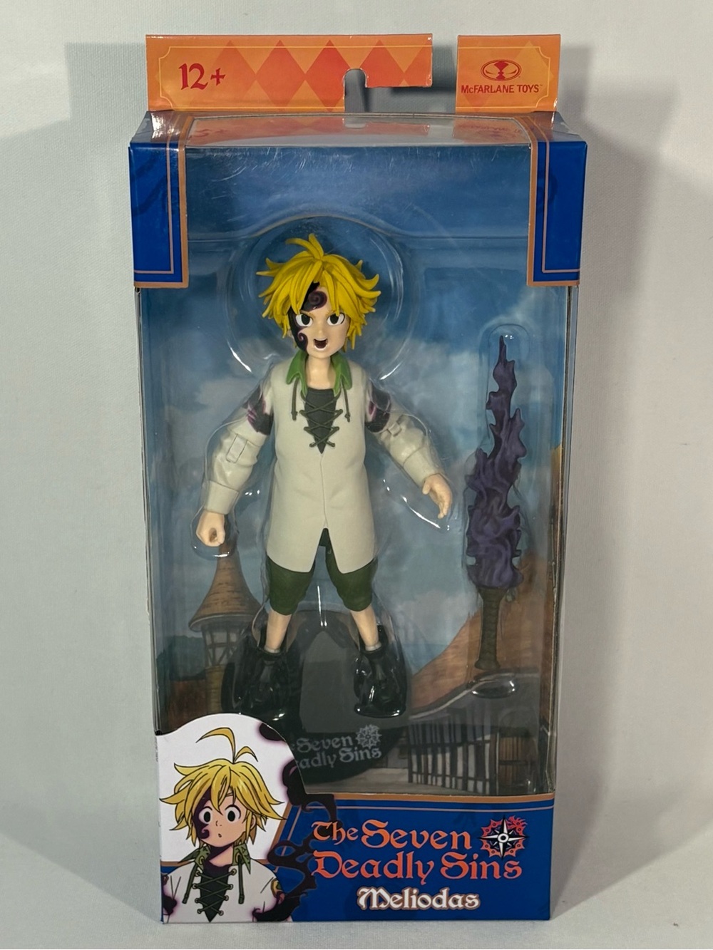 MCFARLANE TOYS THE SEVEN DEADLY SINS MELIODAS DEMON MODE SWORD 7" ANIME FIGURE